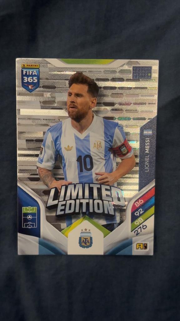 Panini FIFA 365 Adrenalyn XL “Limited Edition” Messi-kaart., Verzamelen, Ophalen, Nieuw