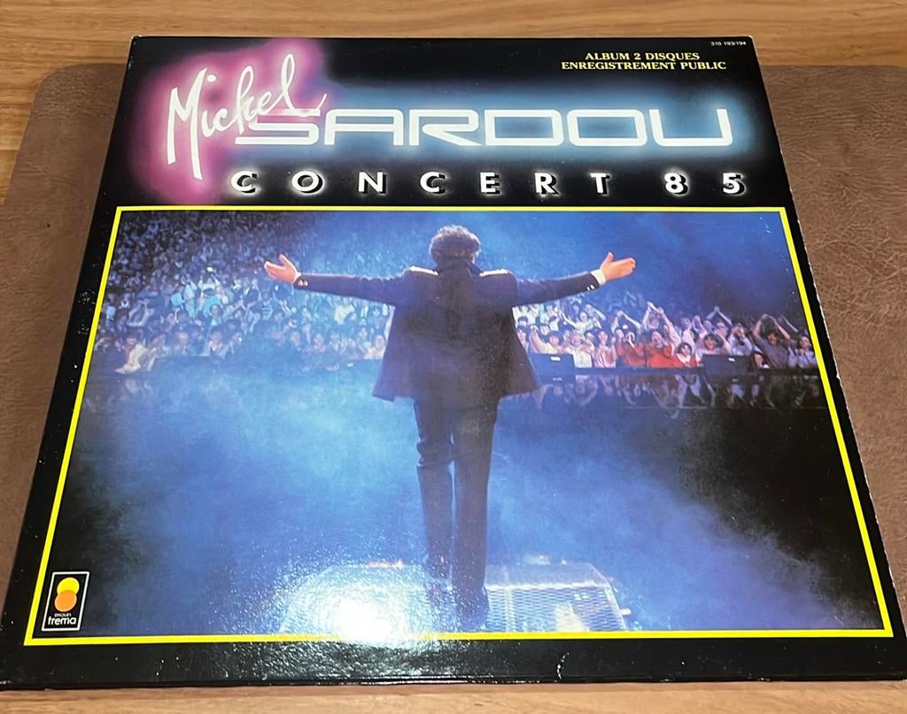 Michel Sardou - Concert 85 - 2 Lp Vinyl, Enlèvement ou Envoi, Utilisé
