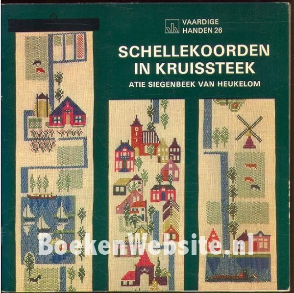 Schellekoorden in kruissteek Atie Siegenbeek  van Heukelom, Enlèvement ou Envoi, Comme neuf