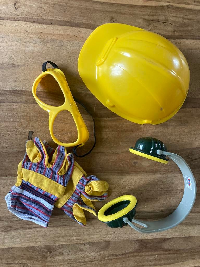 Klein Toys Bosch accessories Set, 4 stuks, Ophalen of Verzenden, Gebruikt, Bouwen