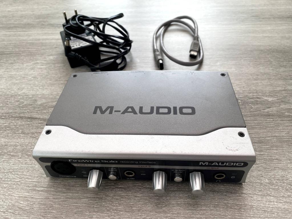M-Audio FireWire Solo FireWire audio interface, Ophalen of Verzenden, Gebruikt, Audio