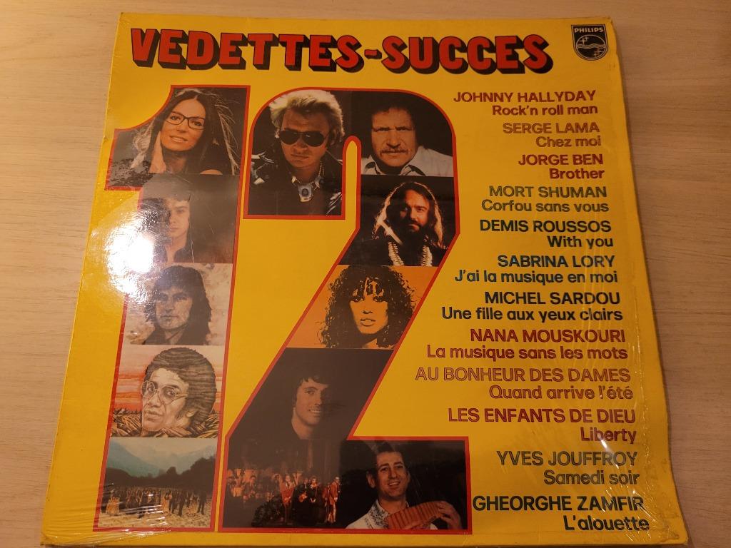 Disque vinyl 33 tours Various – 12 Vedettes - 12 Succès, Enlèvement ou Envoi, Comme neuf, Pop