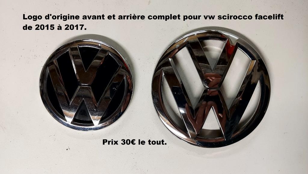 Insigne d'origine VW SCIROCCO FACELIFT (2015 - 2017)., Autos : Pièces & Accessoires, Enlèvement ou Envoi, Utilisé, Volkswagen