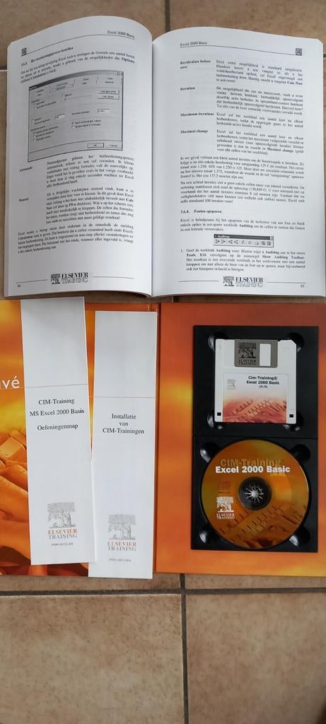 Elsevier training CIM-Training CD MS Excel en Windows 2000, Ophalen of Verzenden, Nieuw