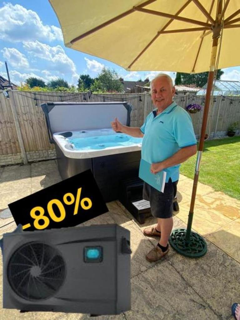 Jacuzzi Warmtepomp  bespaar tot 80% energie, Tuin en Terras, Ophalen of Verzenden, Nieuw