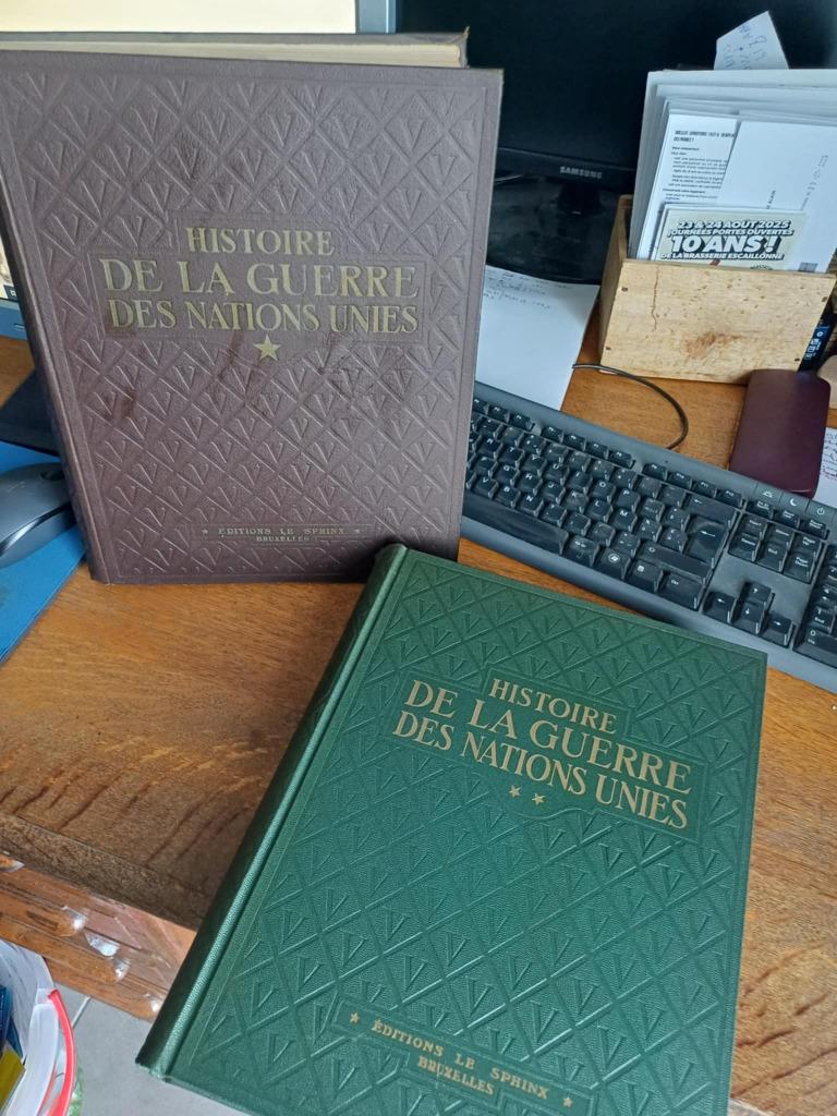 Histoire  de la guerre des nations unies Tomes 1 et 2, Livres, Enlèvement ou Envoi, Utilisé