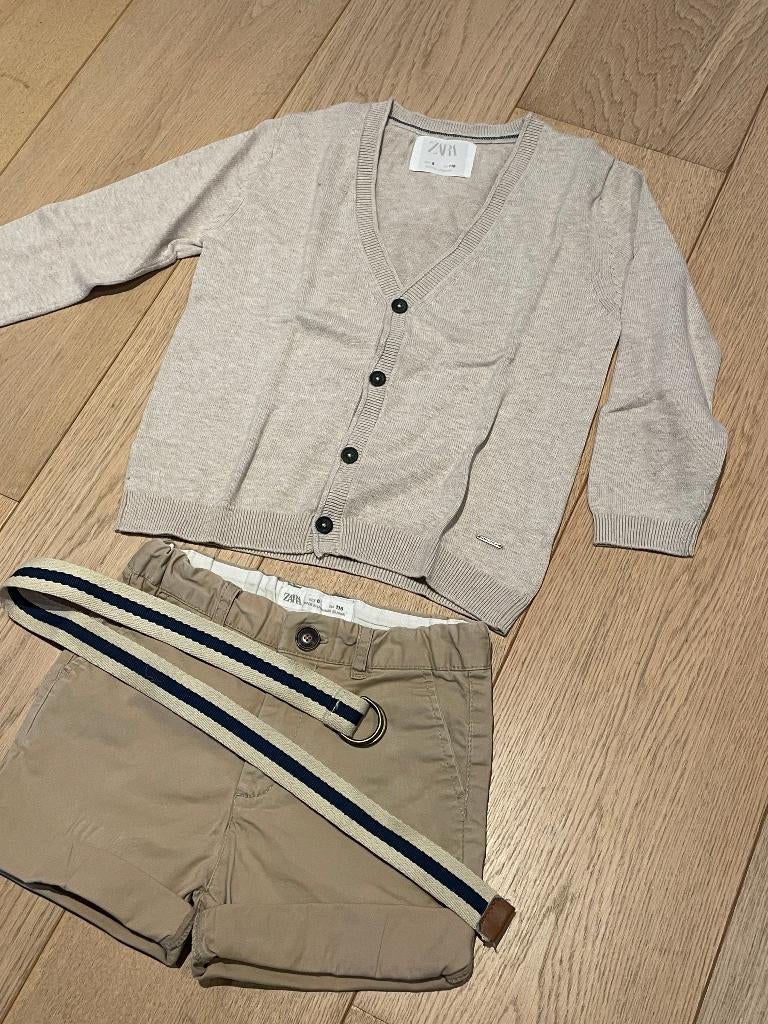 Trui en short Zara maat 6 jaar, Gebruikt, Ophalen of Verzenden, Setje, Jongen