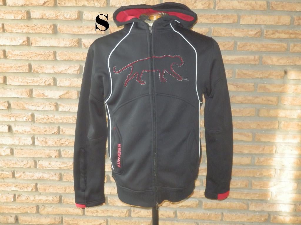 (2) - gilet homme t.S noir rouge - airness -, Enlèvement ou Envoi, Comme neuf, Taille 46 (S) ou plus petite, Airness