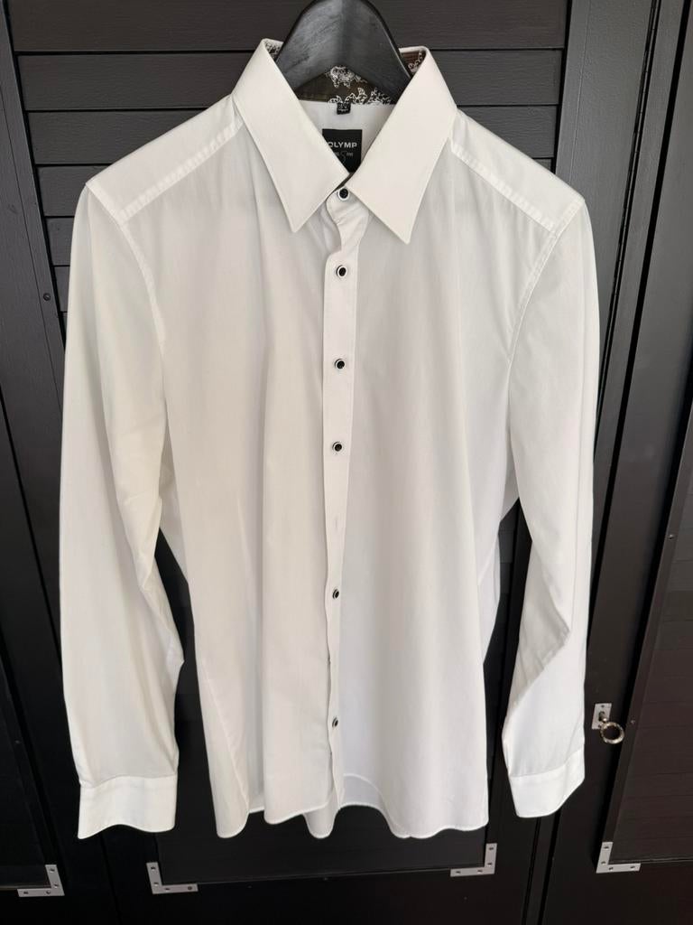 Olymp level Five - maat 40, Kleding | Heren, Ophalen of Verzenden, Zo goed als nieuw, Wit
