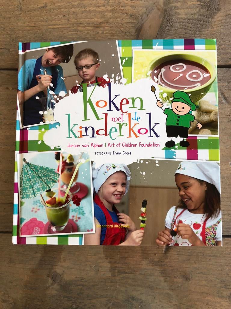 Boek.       Kinderkookboek, Ophalen, Zo goed als nieuw
