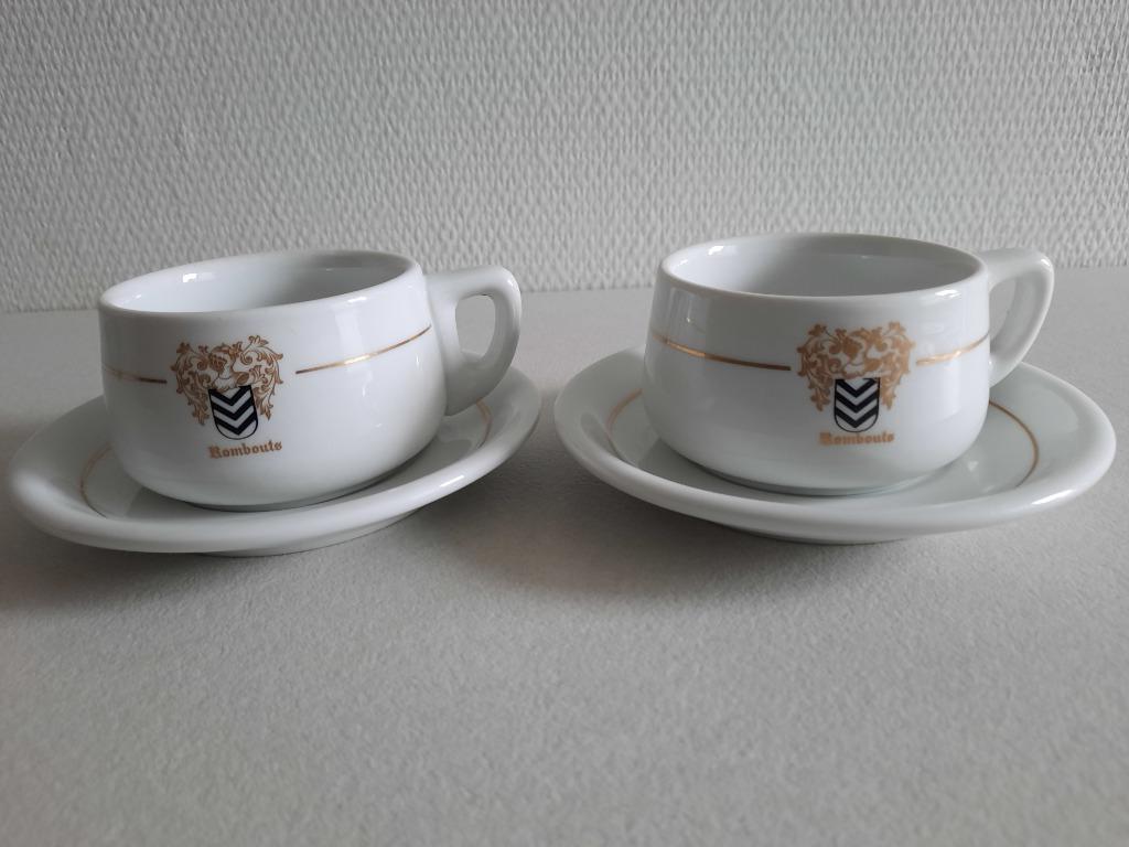 2 retro Rombauts koffietassen, Antiek en Kunst, Ophalen of Verzenden