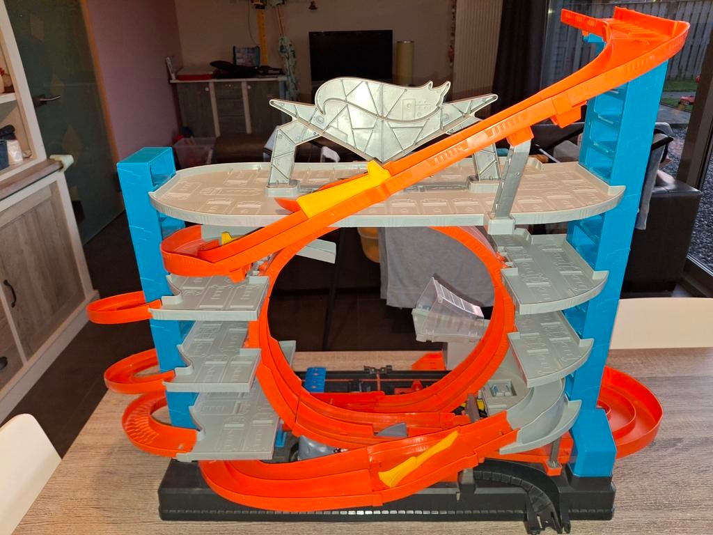 Hot Wheels Ultimate racebaan, Kinderen en Baby's, Speelgoed | Racebanen, Zo goed als nieuw, Racebaan, Handmatig, Hot Wheels, Ophalen