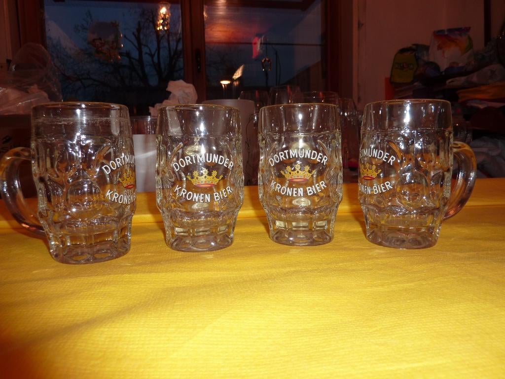 Chopes Dortmunder KronenBier 1/4 l (0,25 l), Enlèvement, Neuf, Chope(s), Autres marques