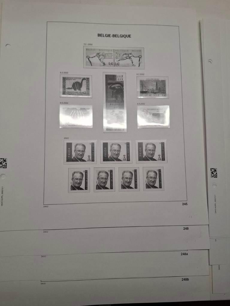 Davo luxe bladen België jaar 2002, Postzegels en Munten, Ophalen of Verzenden, Verzamelalbum