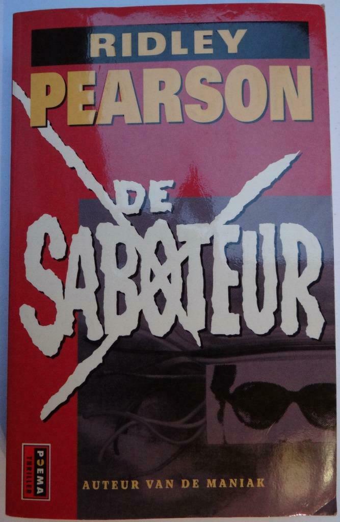 "De saboteur" van Ridley Pearson, Boeken, Romans, Zo goed als nieuw, Amerika, Ophalen of Verzenden