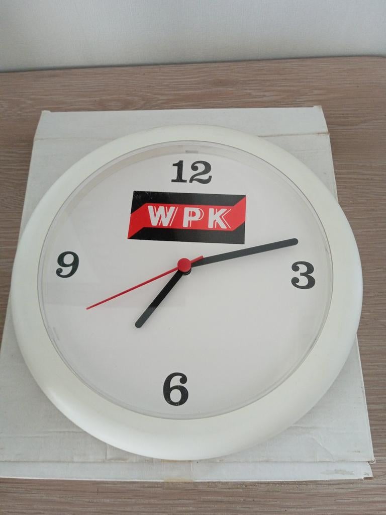 Wandklok reclame, Ophalen of Verzenden, Zo goed als nieuw, Wandklok