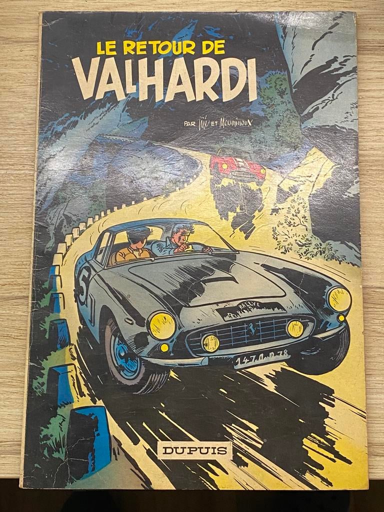 De terugkeer van Valhardi, Jijé, Dupuis 1965, eerste editie, Eén stripboek, Ophalen of Verzenden, Gelezen