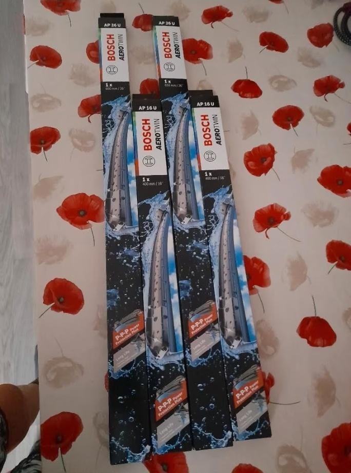 Bosch aerotwin ruitenwissers 2 x 2 stuks, Ophalen of Verzenden, Nieuw