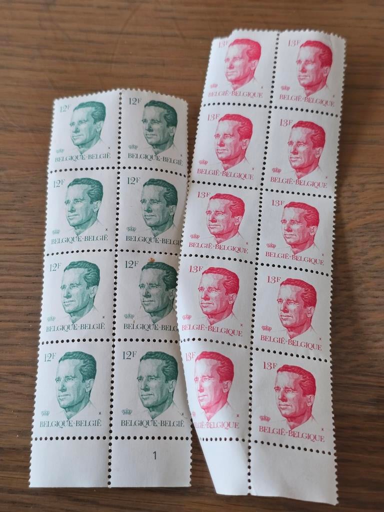 18 oude postzegels België, Postzegels en Munten, Ophalen of Verzenden