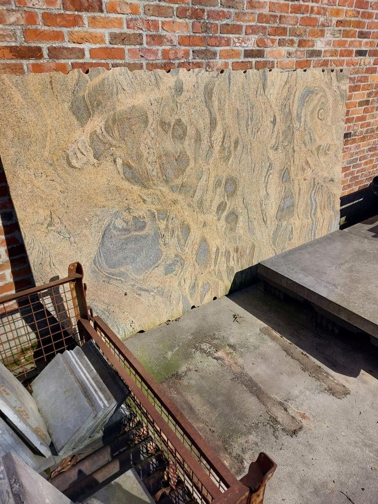Granieten plaat 2cm dikte ideaal als blad voor buitentafel, Ophalen, Nieuw