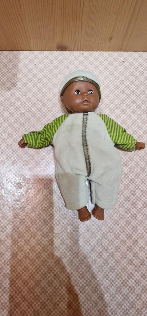 Zwart Berchet pop - Vintage kwaliteit - In goede staat, Ophalen of Verzenden, Zo goed als nieuw, Babypop