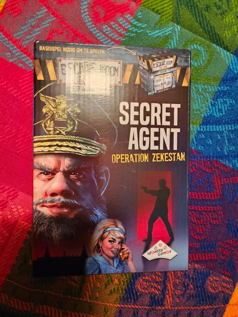 Escape room secret agent, Ophalen of Verzenden, Zo goed als nieuw