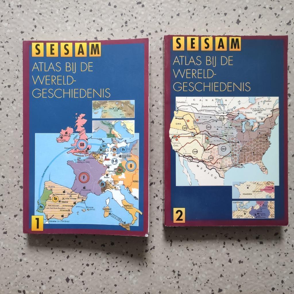 Atlas bij de wereldgeschiedenis (2 delen), Ophalen of Verzenden, Gelezen