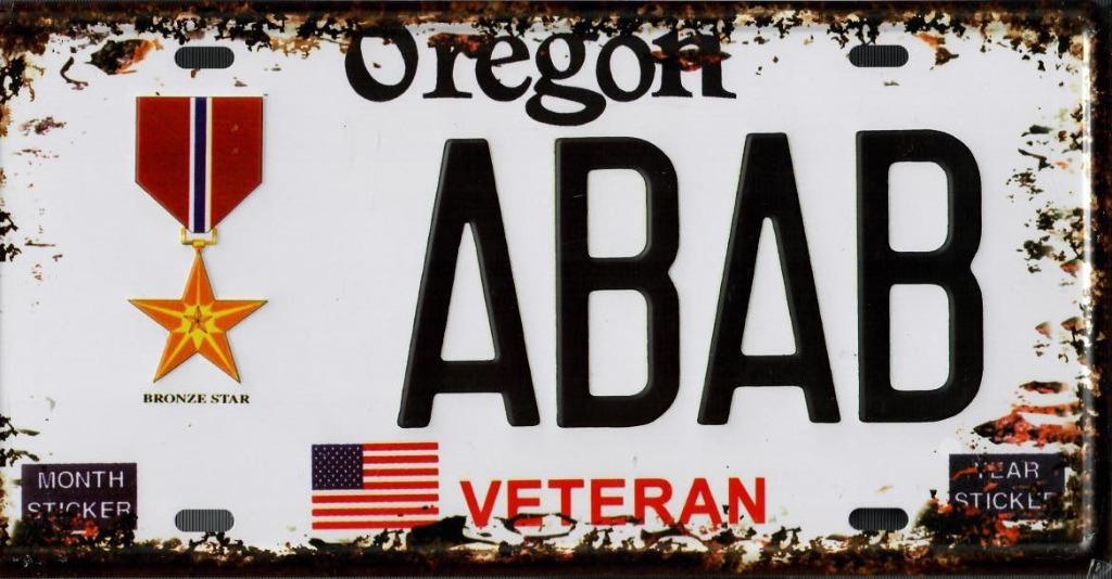 Retro Metalen Sierbord - Oregon, Ophalen of Verzenden, Nieuw