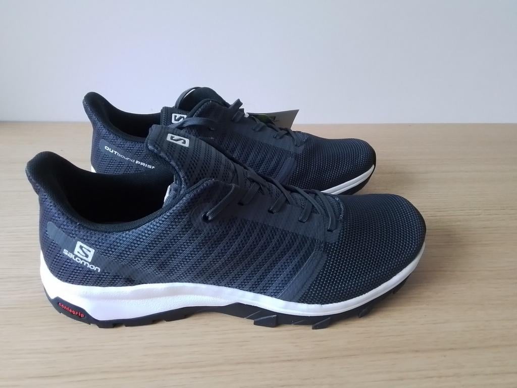 Salomon Outbound Prism 43 1/3 Ebony blanc noir, Enlèvement ou Envoi, Neuf, Chaussures