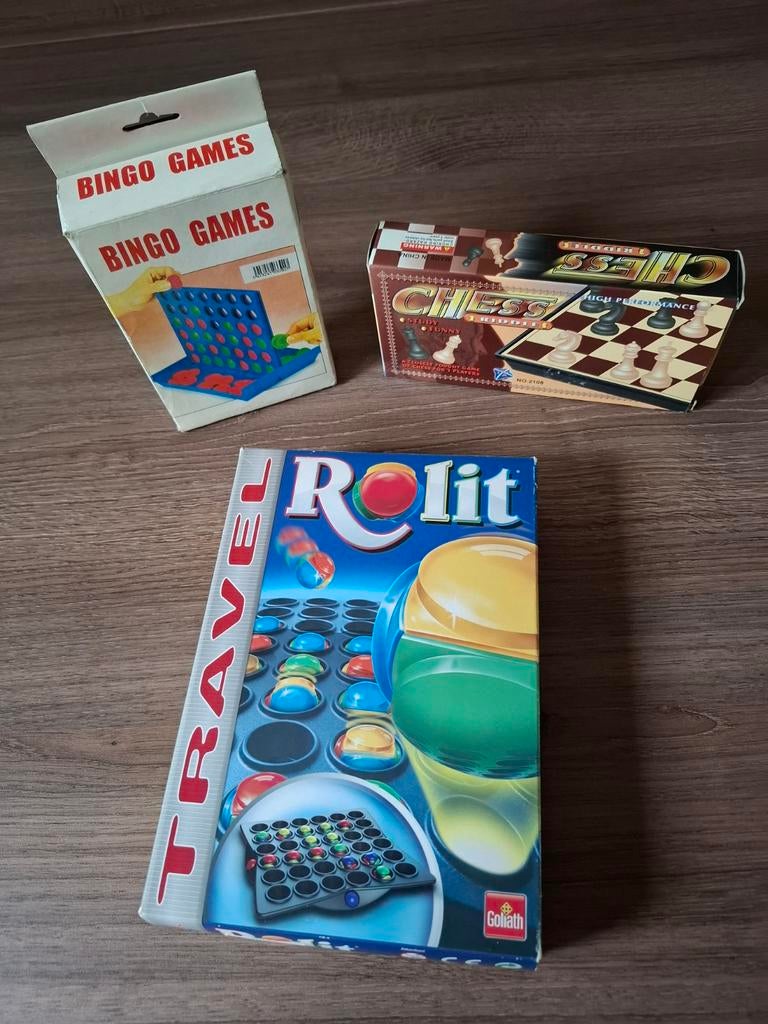 3 gezelschap spelen, Ophalen