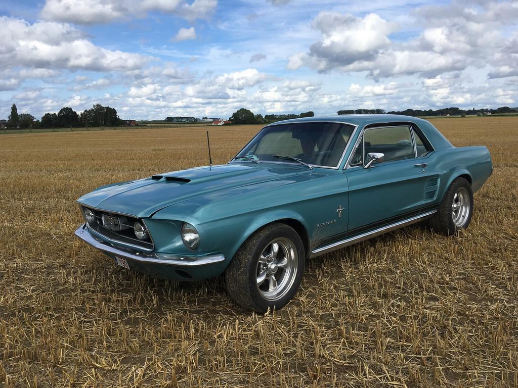 Motorkap Mustang ‘67 coupé_Polyester., Auto-onderdelen, Ophalen, Gebruikt, Voor, Ford