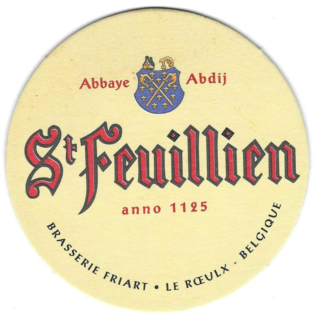 bierviltje 1st St. Feuillien brasserie Friart, Envoi