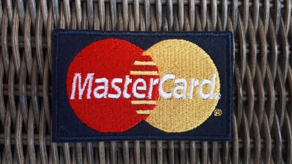 MasterCard strijk patch embleem - 92 x 57 mm, Ophalen of Verzenden, Nieuw