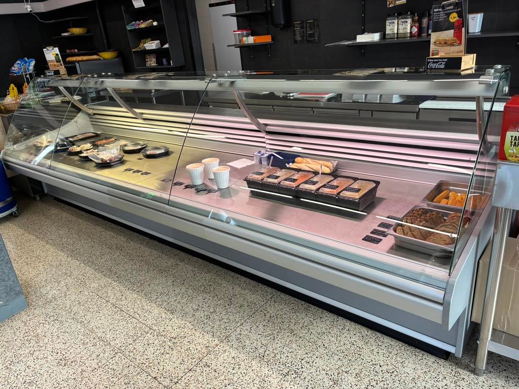 Comptoir vitrine réfrigéré 4m20, Enlèvement