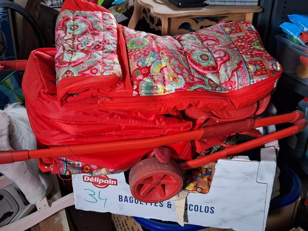 Oilily vouwbuggy, Kinderen en Baby's, Ophalen, Zo goed als nieuw, Overige merken, Voetenzak