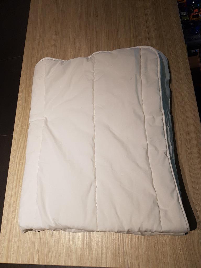Babybed - donsdeken, Kinderen en Baby's, Jongetje of Meisje, Wit, Ophalen of Verzenden, Deken of Dekbed