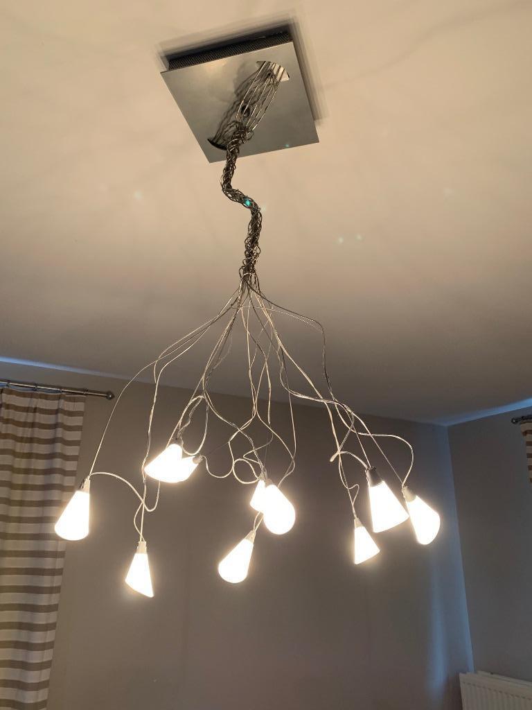 Lustre, Enlèvement, Utilisé, Verre, Moderne