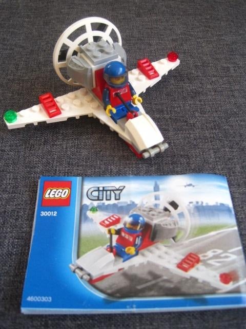 Petit avion Lego City 30012 - comme neuf, Enlèvement ou Envoi, Comme neuf, Ensemble complet, Lego