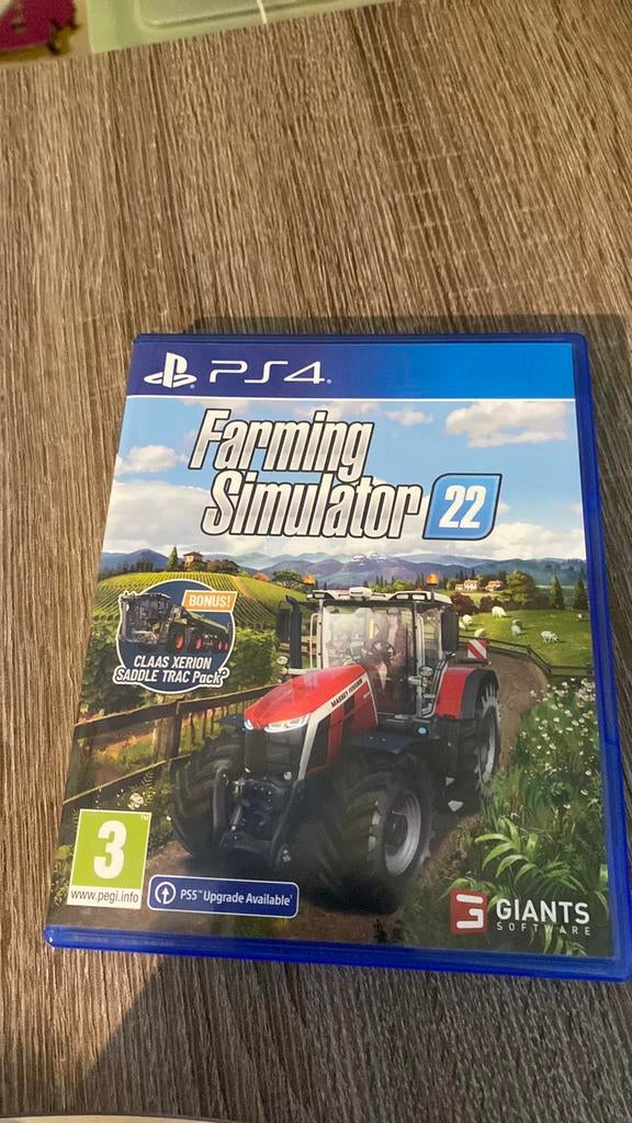 Farming Simulator 22 — PS4 — Bon état, Online, 1 joueur, Comme neuf, Enlèvement