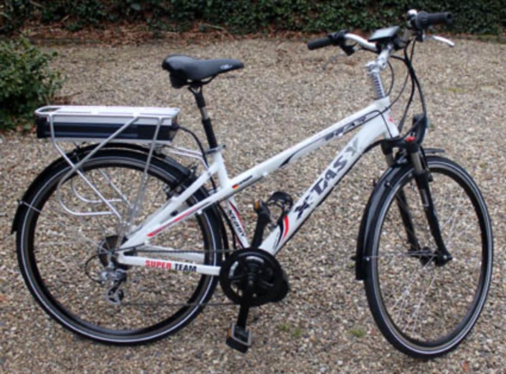 Elektrische fiets met Bafang-motor 250W en gem. 100 km range, Fietsen en Brommers, Elektrische fietsen, Zo goed als nieuw, 47 tot 51 cm