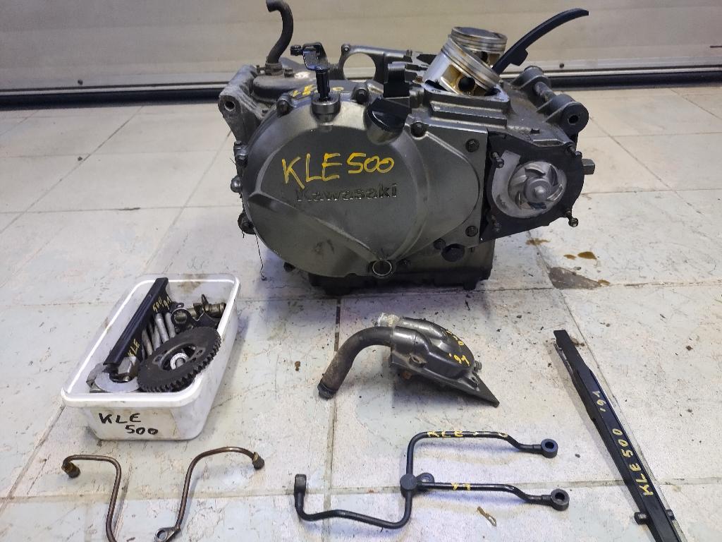 kawasaki kle 500 en er 5 motorblok voor onderdelen, Ophalen of Verzenden, Gebruikt