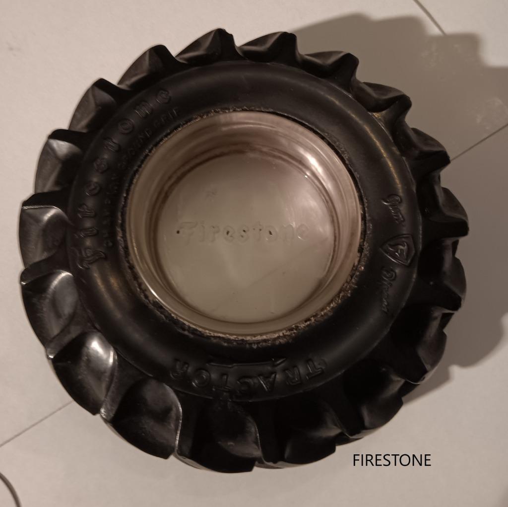 asbak in band firestone, Verzamelen, Ophalen of Verzenden, Zo goed als nieuw, Asbak