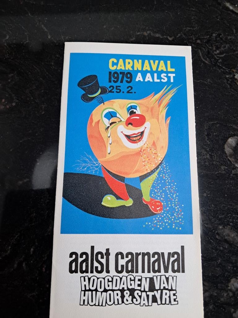 Programmaboekje Aalst Carnaval 1979, Ophalen