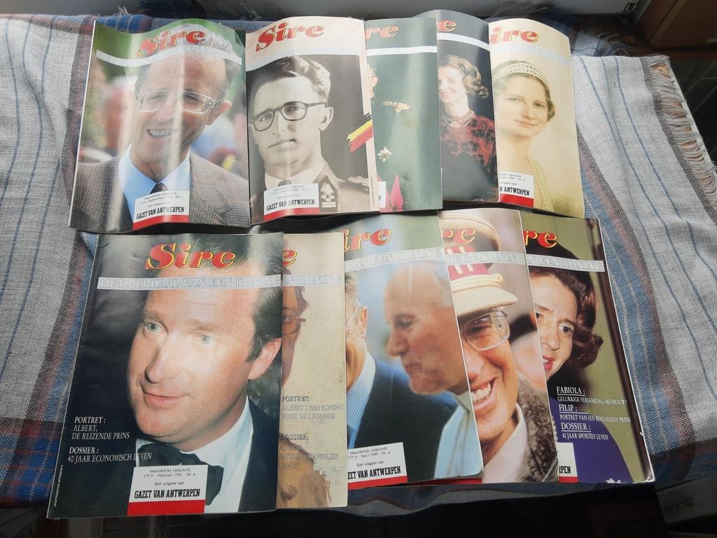 10-delige reeks 'sire, het verhaal v/e koning - 1990, Collections, Enlèvement ou Envoi
