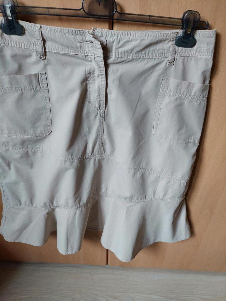 Zomerrokje katoen Birgini, Enlèvement ou Envoi, Comme neuf, Taille 42/44 (L), Beige
