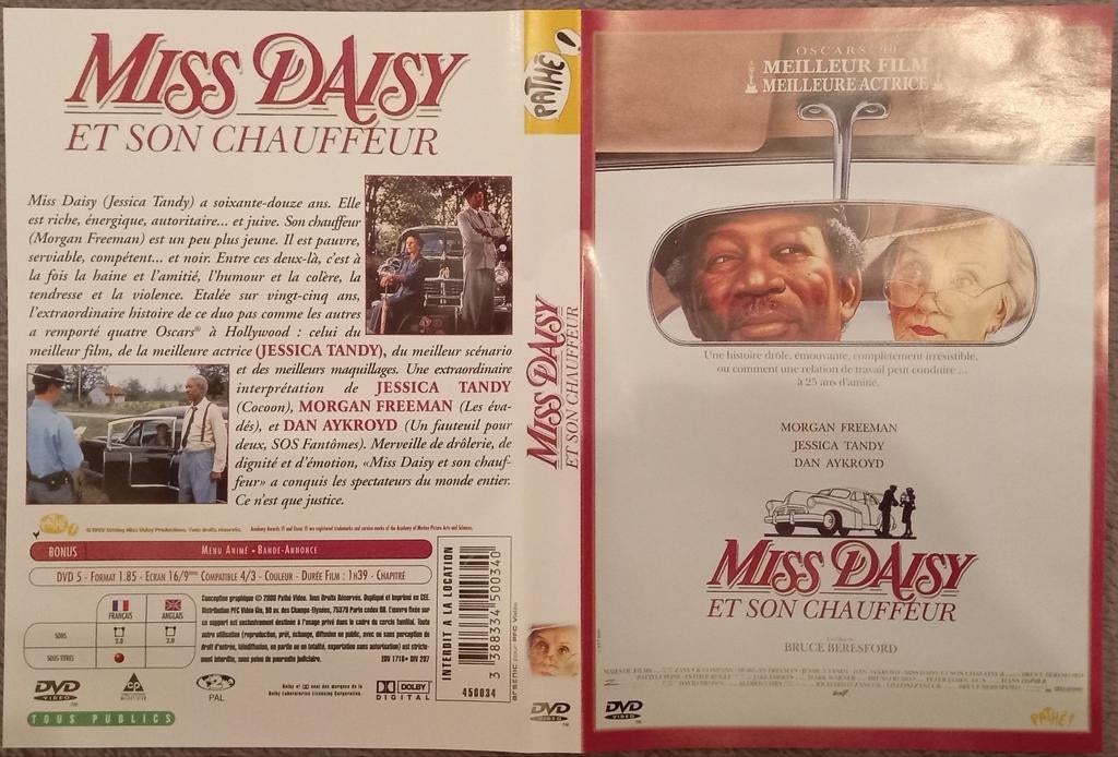 DVD MISS DAISY ET SON CHAUFFEUR, Ophalen of Verzenden, Zo goed als nieuw