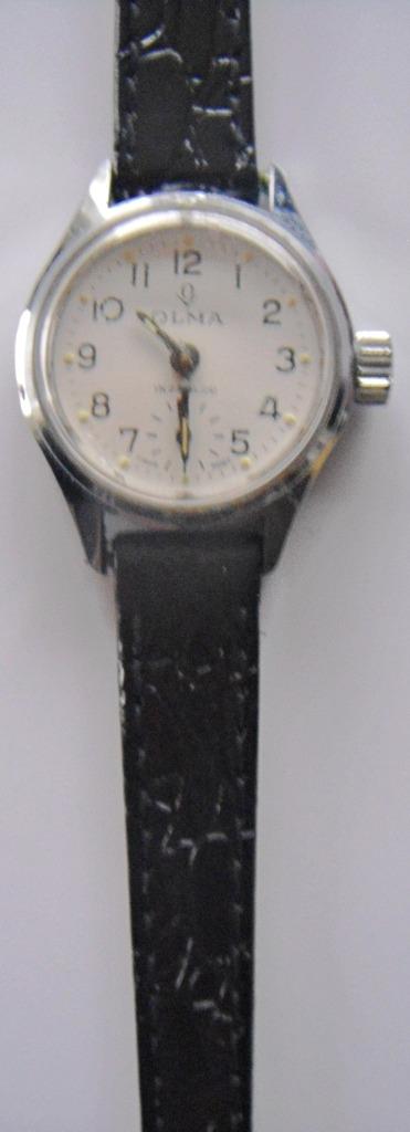 Montre dame OLMA suisse mécanique, en acier inox, 1959-75, Enlèvement ou Envoi, Comme neuf