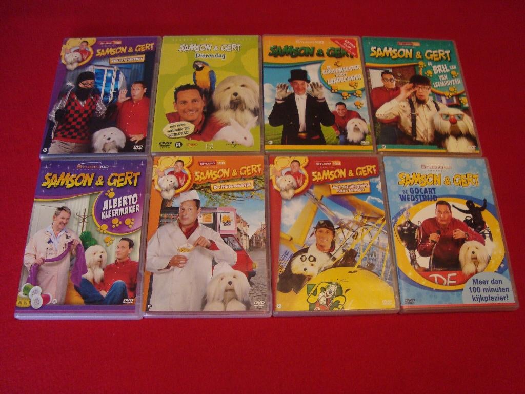 22 dvd's samson & gert, Cd's en Dvd's, Dvd's | Kinderen en Jeugd, Ophalen of Verzenden