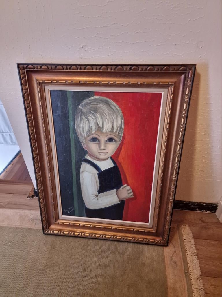Schilderij kind te koop., Antiek en Kunst, Ophalen