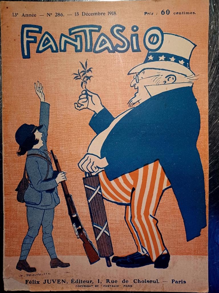 Fantasio Magazine Gai, 15 décembre 1918, Enlèvement ou Envoi